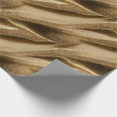 Glittertextuur Glitter Goud Patroon Cadeaupapier (Hoek)