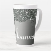 Glitterverf Drip Latte Mokka Mok (Rechterhoek)