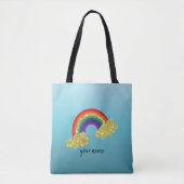 glitterwolk met mousserende smeltkroes tote bag (Voorkant)