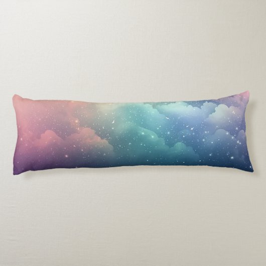 Glitterwolken Lichaamskussen (Achterkant)