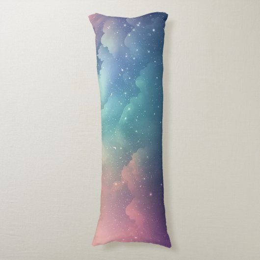 Glitterwolken Lichaamskussen (Voorkant Verticaal)