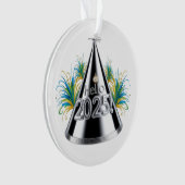 Glittery 2025 ornament (voorkant)
