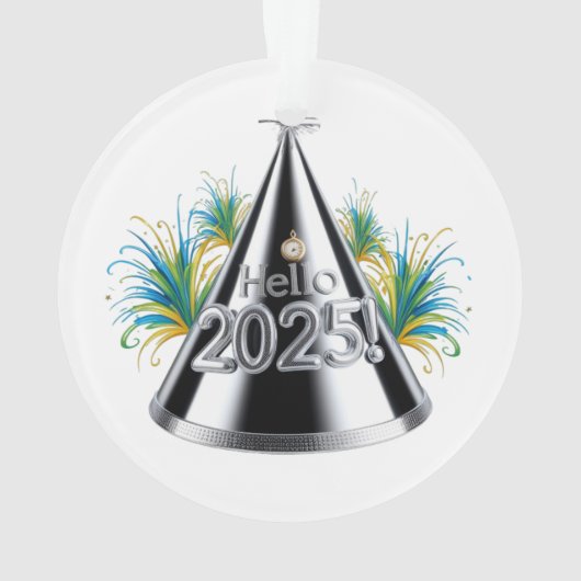 Glittery 2025 ornament (achterkant)