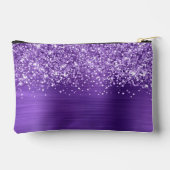 Glittery Amethyst Glam Script Name Etui (Achterkant)