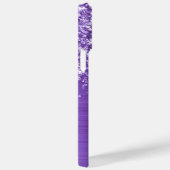 Glittery Amethyst Paarse Glam Name Case-Mate iPhone Case (Achterkant / Rechts)