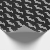 Glittery Bat Halloween Cadeaupapier (Hoek)
