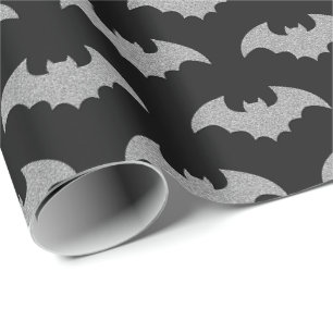 Glittery Bat Halloween Cadeaupapier