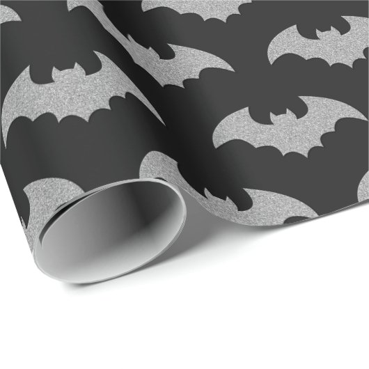 Glittery Bat Halloween Cadeaupapier (Rol Hoek)