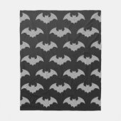 Glittery Bat Halloween Fleece Deken (Voorkant)