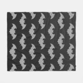 Glittery Bat Halloween Fleece Deken (Voorkant (Horizontaal))