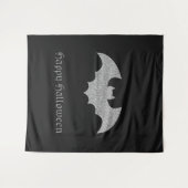 Glittery Bat Halloween foto achtergrond Wandkleed (Voorkant (horizontaal))