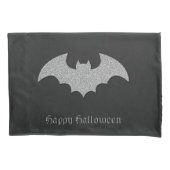 Glittery Bat Halloween Kussensloop (Voorkant)