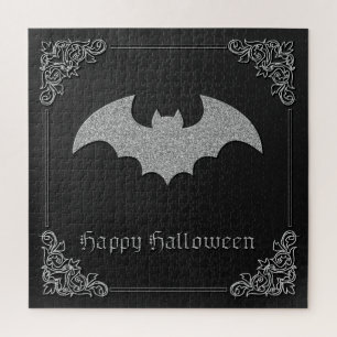 Glittery Bat Halloween Legpuzzel