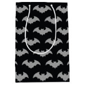 Glittery Bat Halloween Medium Cadeauzakje (Voorkant)