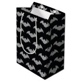 Glittery Bat Halloween Medium Cadeauzakje (Achterkant Gekanteld)