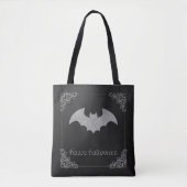 Glittery Bat Halloween Tote Bag (Voorkant)