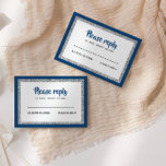Glittery Bat Mitswa Navy blauw en zilver RSVP Kaartje<br><div class="desc">Deze trendy tussenvoegsel kaart kenmerkt gewaagde letters op de voorzijde met een gelaagde blik in zilveren glitter en wit,  en een stevige gekleurde rug. Voeg jouw tekst toe gebruikend de vorm van de sjabloon. Verander de doopvont,  de lay-out en de kleuren gebruikend de Customize eigenschap.</div>