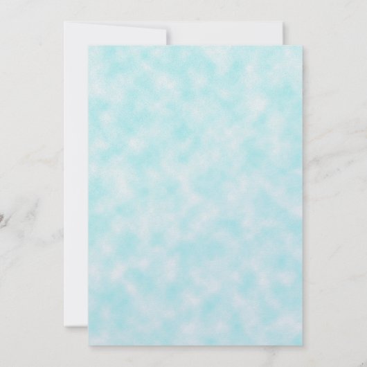 Glittery Blauwgroen Blue Peacock Feathers Sweet 16 Kaart (Achterkant)