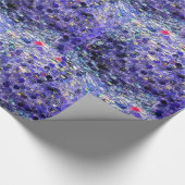 Glittery Blue Cadeaupapier (Hoek)