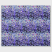 Glittery Blue Cadeaupapier (Vlak)