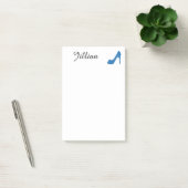 Glittery Blue High Hiel Post-it® Notes (Kantoor)