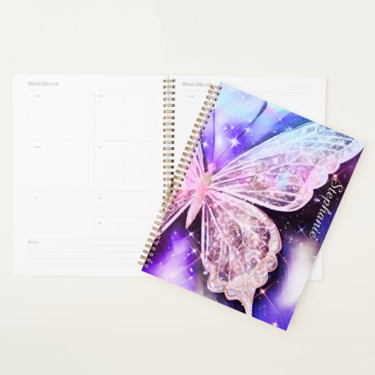Glittery Butterfly Planner (Display)