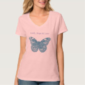 Glittery Butterfly T-shirt (Voorkant)