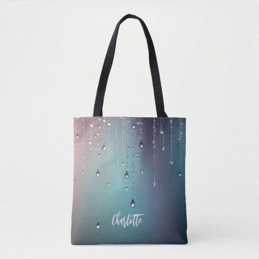Glittery Canvas tas – Sparkling Mode Accessoire (Voorkant)