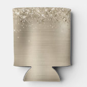 Glittery Champagne Folie 30e verjaardag Blikjeskoeler (Achterkant)