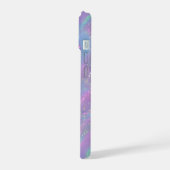 Glittery Crystal Organza iPhone 15 Case (Linkerkant)
