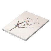 Glittery Dancer Notitieblok (Linkerzijde)