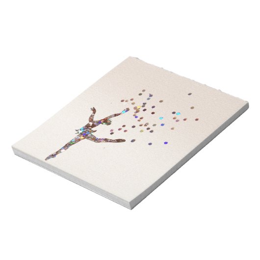 Glittery Dancer Notitieblok (Linkerzijde)