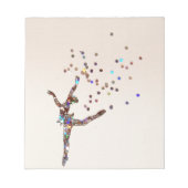 Glittery Dancer Notitieblok (Voorkant)