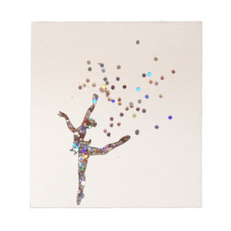 Glittery Dancer Notitieblok