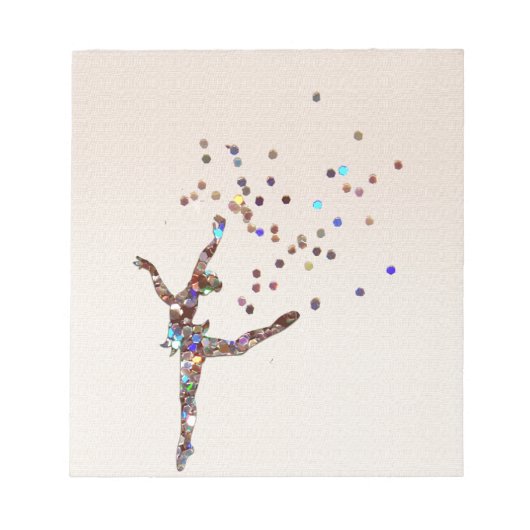 Glittery Dancer Notitieblok (Voorkant)