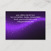 Glittery Design Visitekaartje (Achterkant)