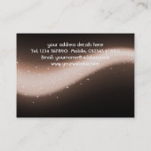 Glittery Design Visitekaartje (Achterkant)