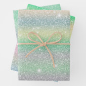 Glittery en Starry schattig cadeau 1 Inpakpapier Vel (In situ)