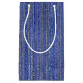 Glittery Gestreepte Gift Bag Klein Cadeauzakje (Voorkant)
