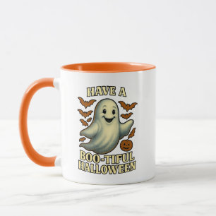 Glittery Ghost - Een vrolijke Halloween Mok