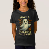 Glittery Ghost - Een vrolijke Halloween T-shirt (Voorkant)