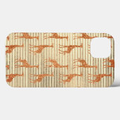 Glittery Giraffe op Gold Foil Case-Mate iPhone Case (Achterkant (horizontaal))