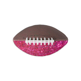 Glittery Glam Football Pink Sparkly Cute Gifts