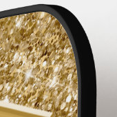 Glittery Gold 40 en Fabulous Pickleball Paddle (Links Detail)