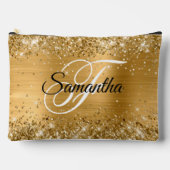 Glittery Gold Foil Fancy Monogram Etui (Voorkant)