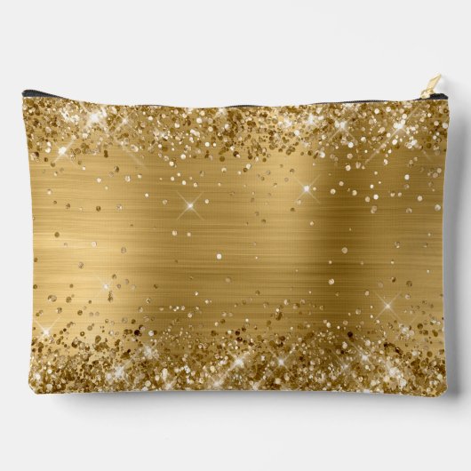 Glittery Gold Foil Fancy Monogram Etui (Achterkant)