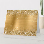 Glittery Gold Foil Happy Birthday uit de groep Kaart (Achterkant)
