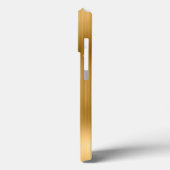 Glittery Gold Foil Modern Girly Signature Case-Mate iPhone Case (Achterkant / Links)