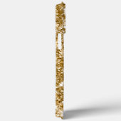 Glittery Gold Foil Modern Girly Signature Case-Mate iPhone Case (Achterkant / Rechts)