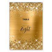 Glittery Gold Foil Wedding Kaart (Voorkant)